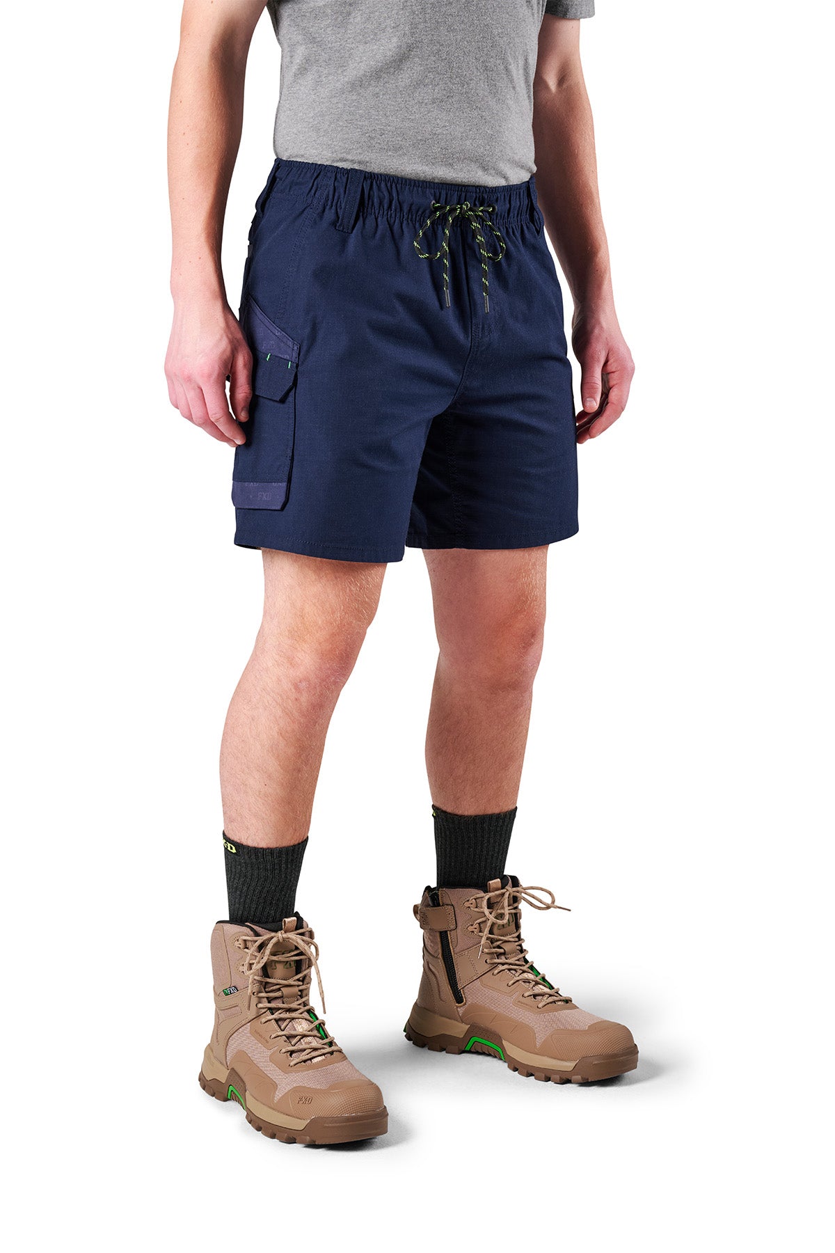 FXD - WS7 Elastic Waist Utility Short (Navy)