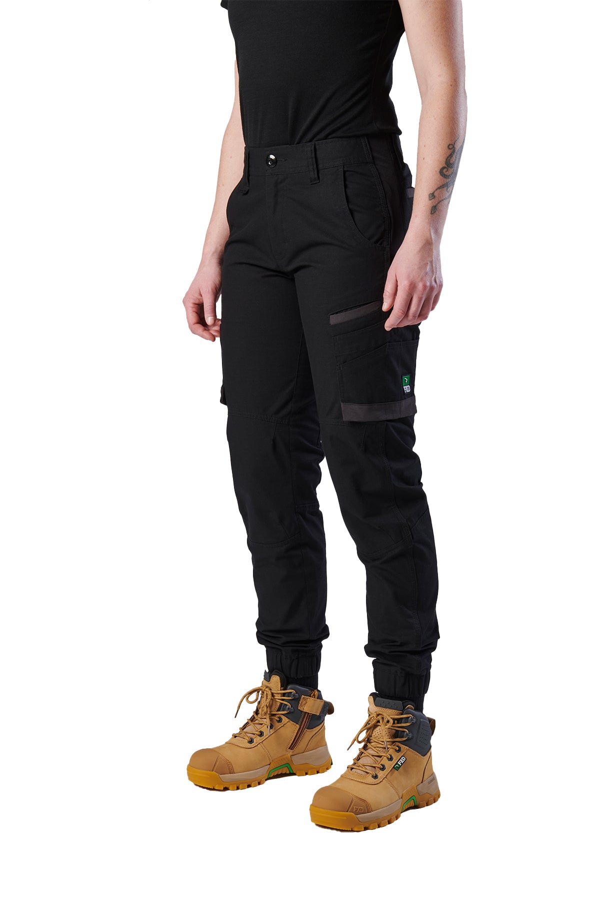 FXD - WP-8W Womens Cuffed Work Pant (Black)