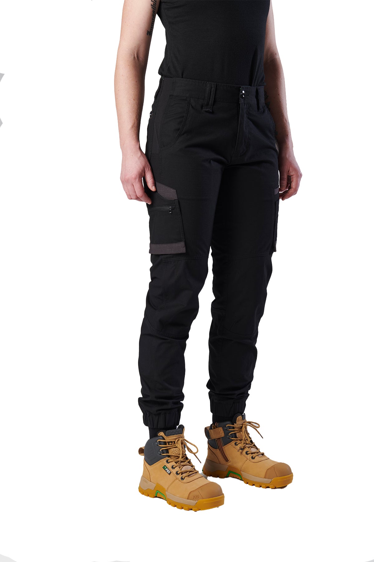 FXD - WP-8W Womens Cuffed Work Pant (Black)
