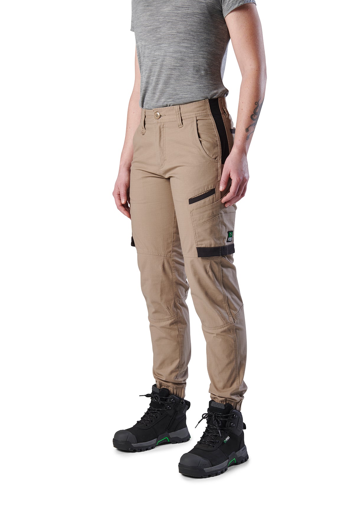 FXD - WP-8W Womens Cuffed Work Pant (Khaki)