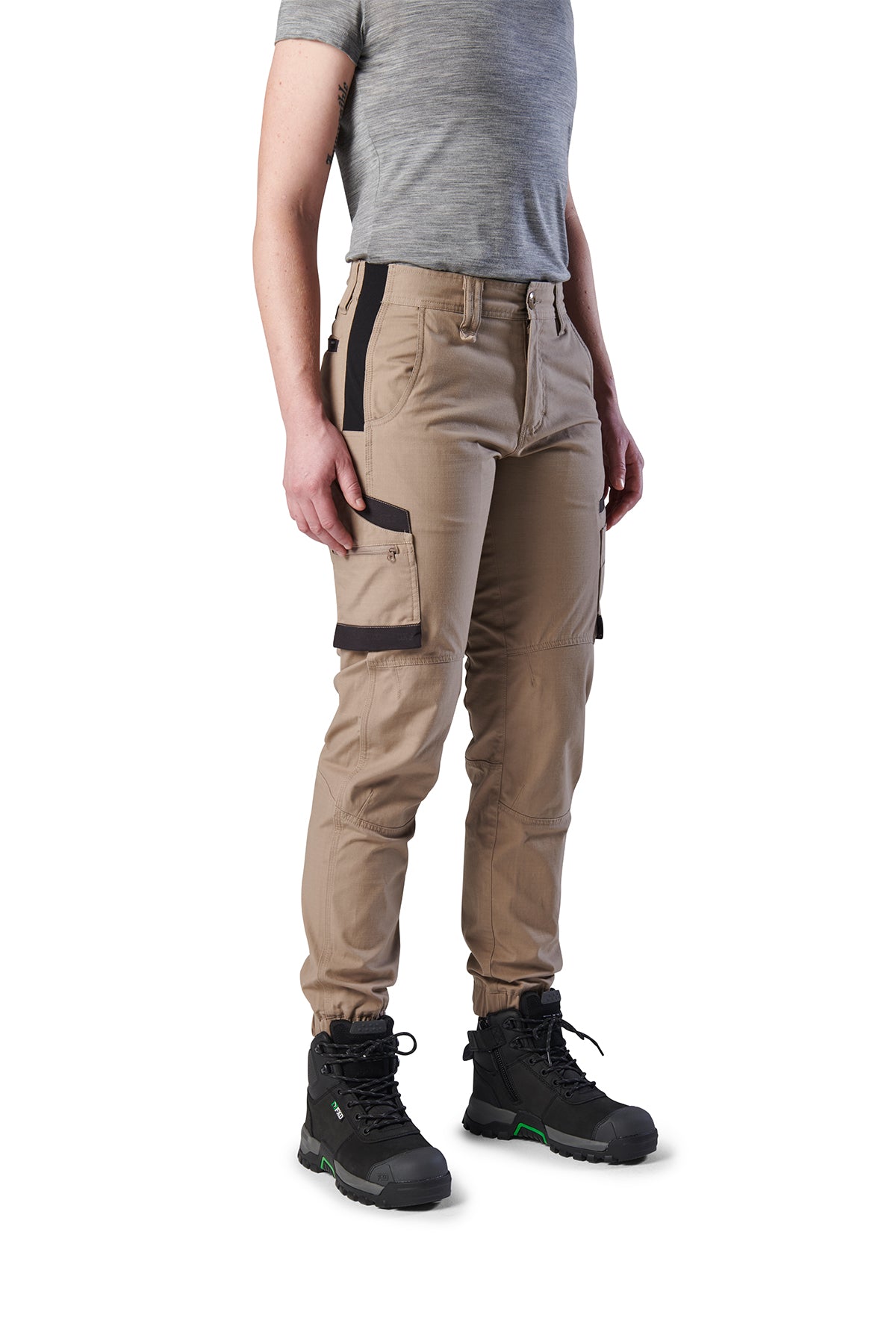 FXD - WP-8W Womens Cuffed Work Pant (Khaki)