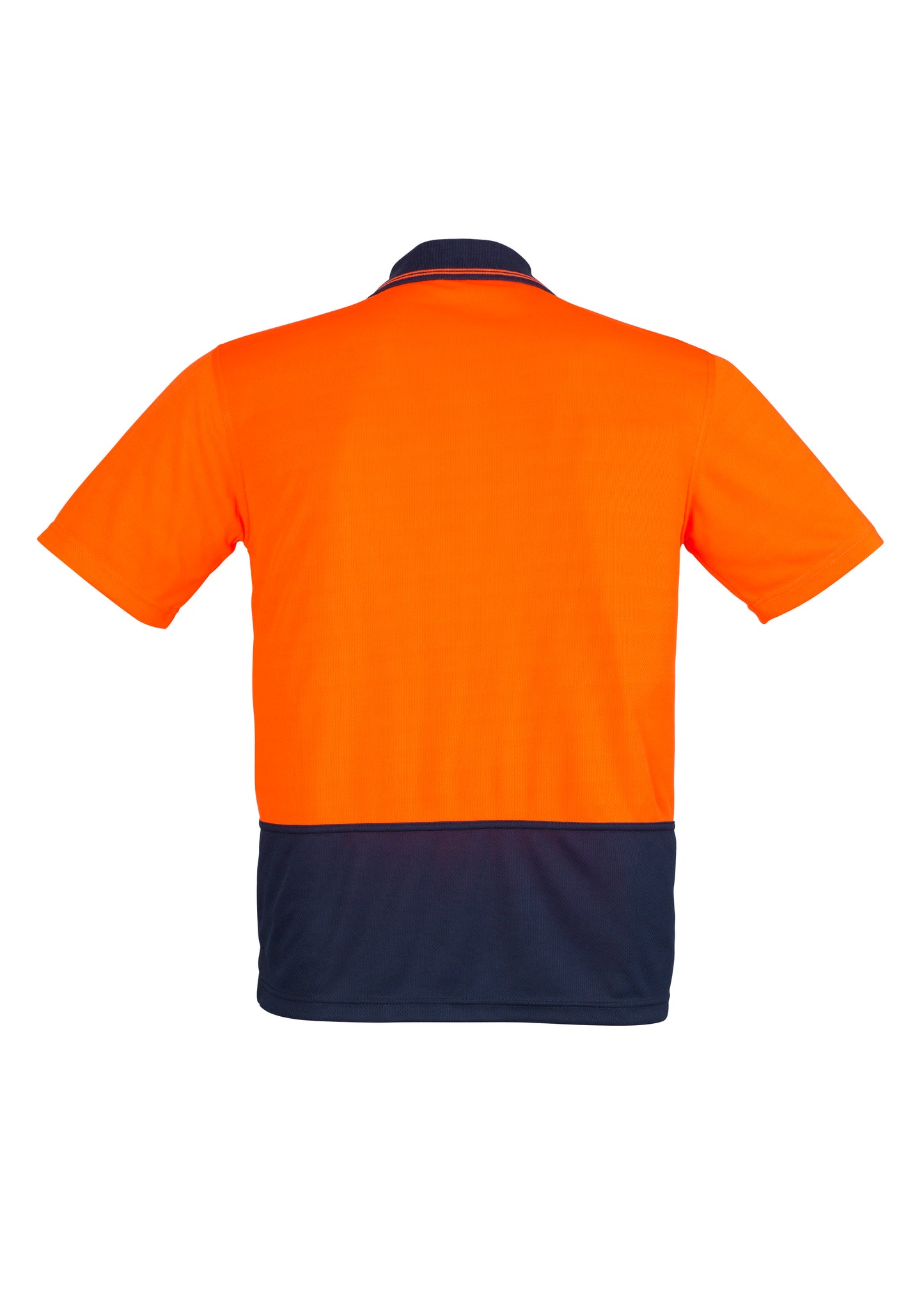Syzmik - Hi Vis Basic S/S Polo (Orange/Navy)