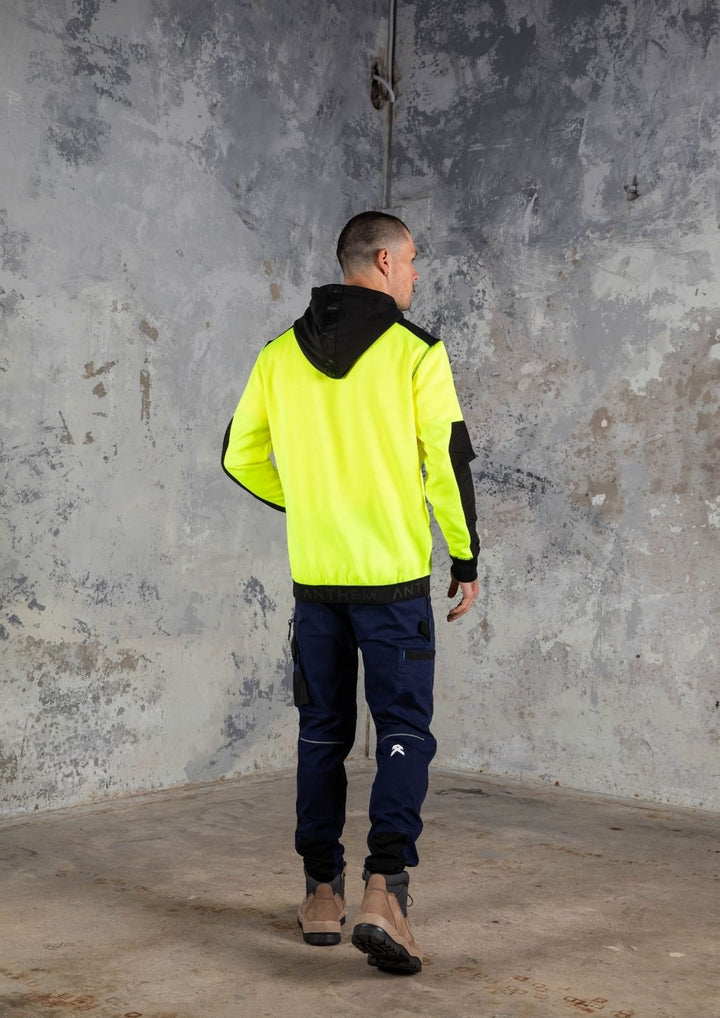 Anthem - Hi Vis Tech Hooded Sweatshirt (Hi Vis Yellow)
