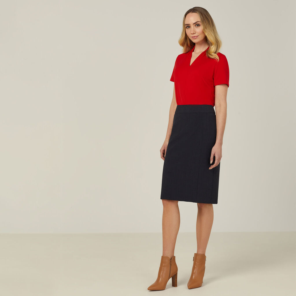 NNT - V Neck Jersey Top (Red)