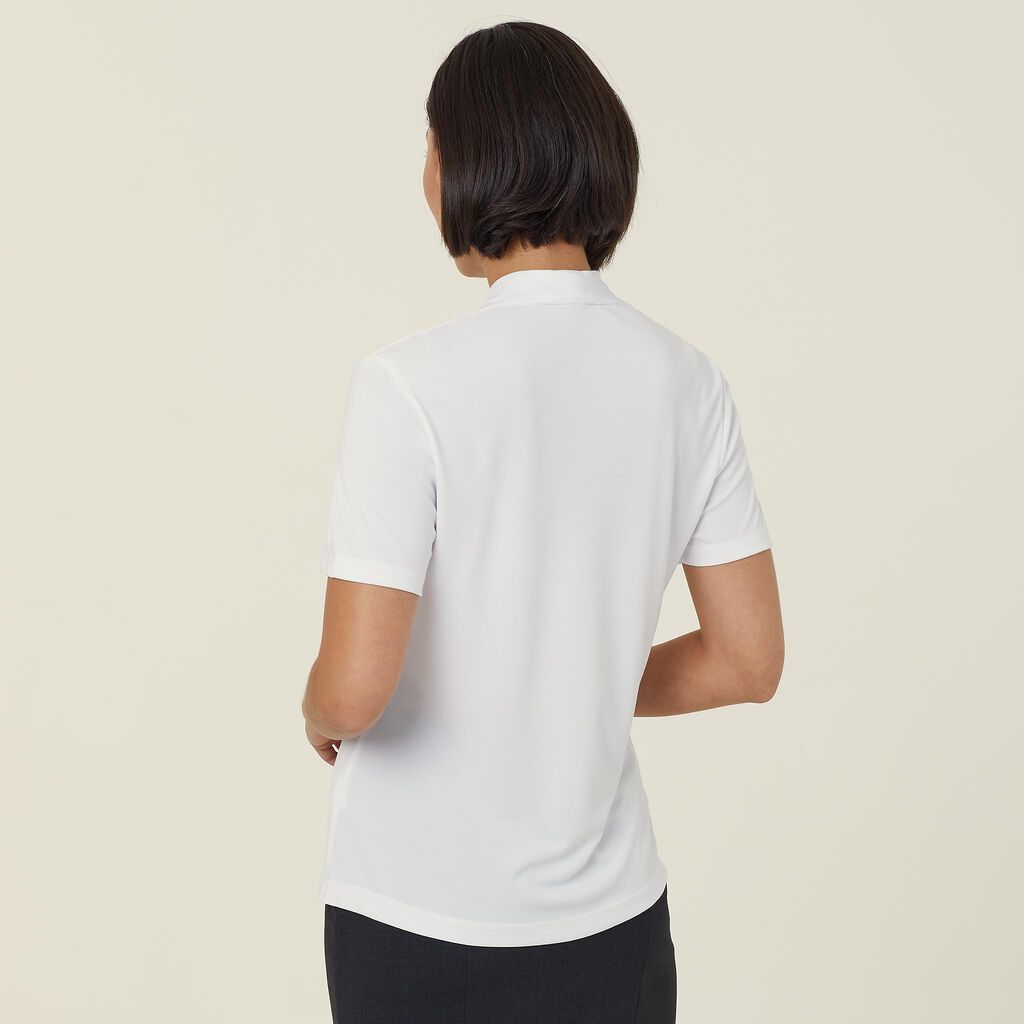 NNT - V Neck Jersey Top (White)