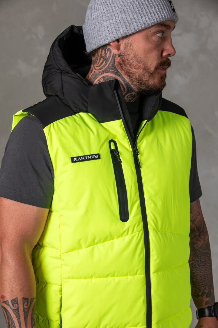 Anthem - Hi Vis Puffer Vest (Hi Vis Yellow)