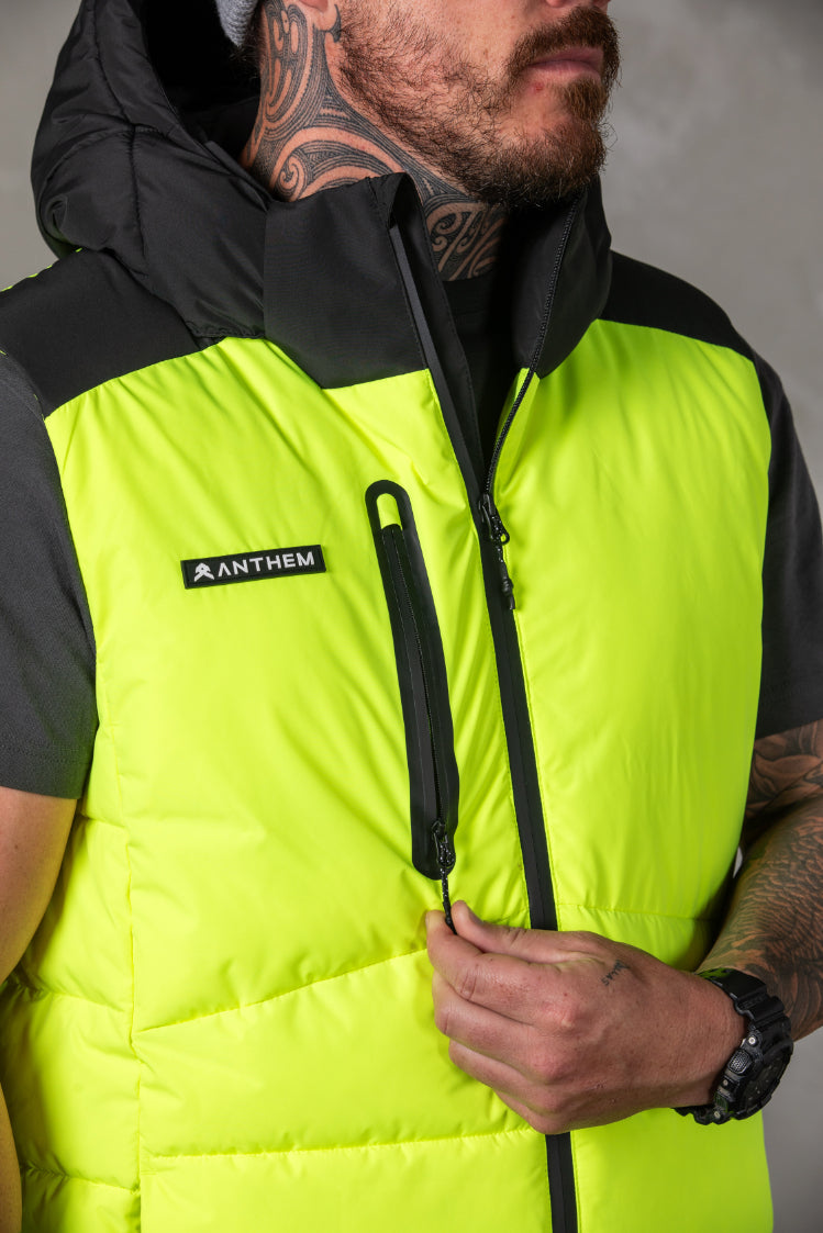 Anthem - Hi Vis Puffer Vest (Hi Vis Yellow)