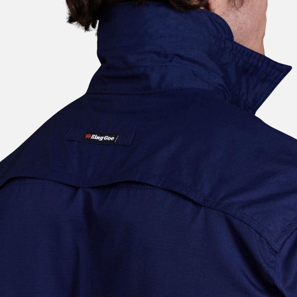 King Gee - Workcool 2 Lightweight Long Sleeve Shirt (Navy)