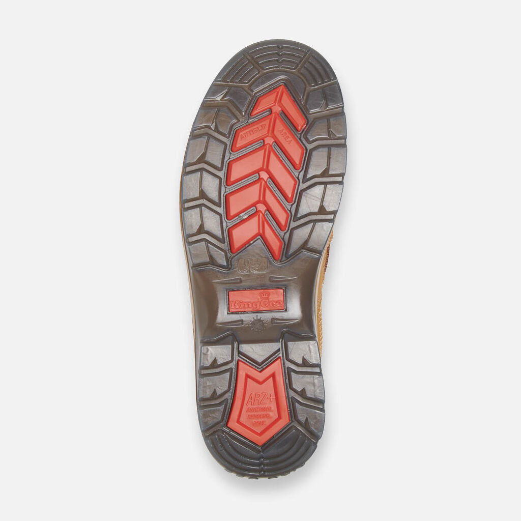 King Gee - Tradie Zip Safety Work Boot (Wheat)