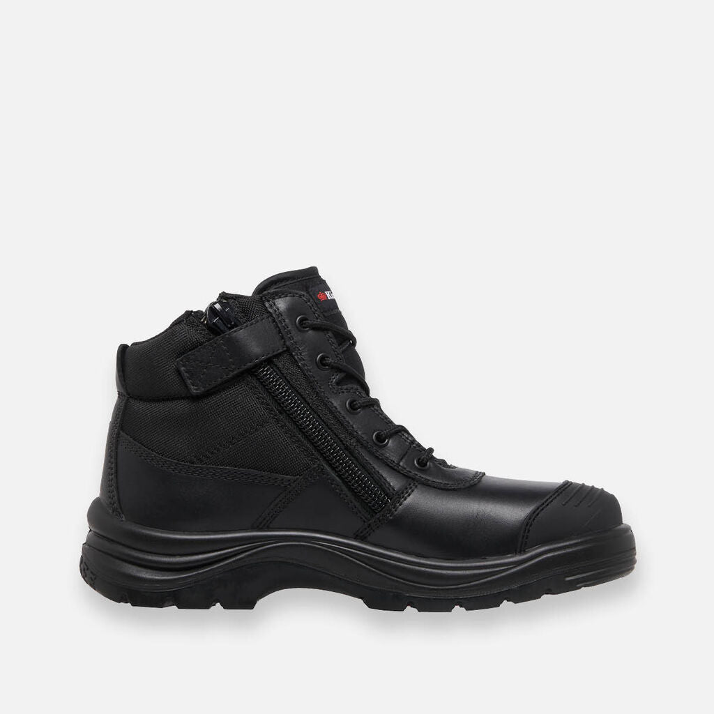 King Gee - Tradie Zip Safety Work Boot (Black)