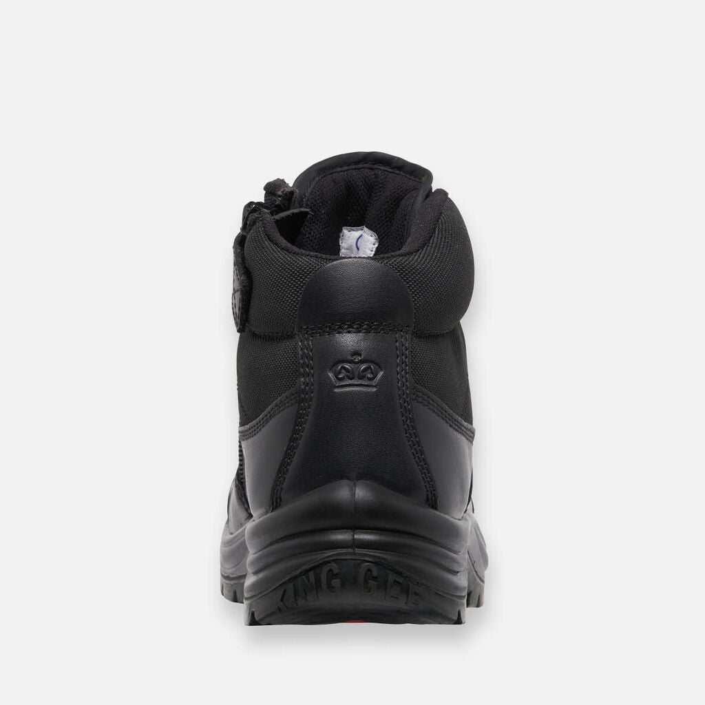King Gee - Tradie Zip Safety Work Boot (Black)