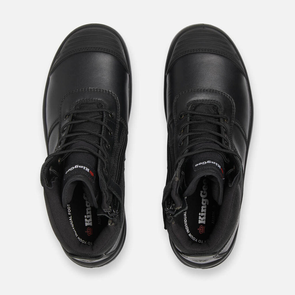 King Gee - Tradie Zip Safety Work Boot (Black)