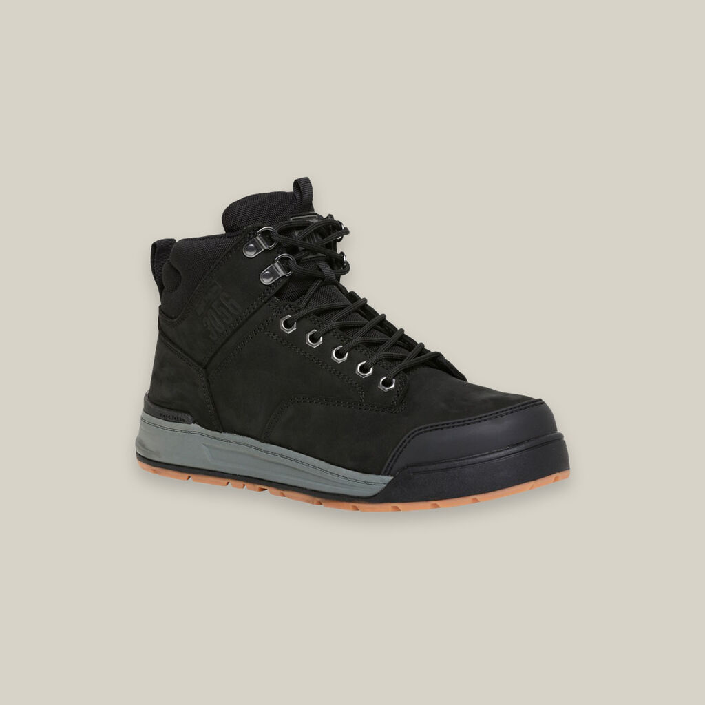 Hard Yakka - 3056 Lace Up & Side Zip ST Safety Boot (Black)