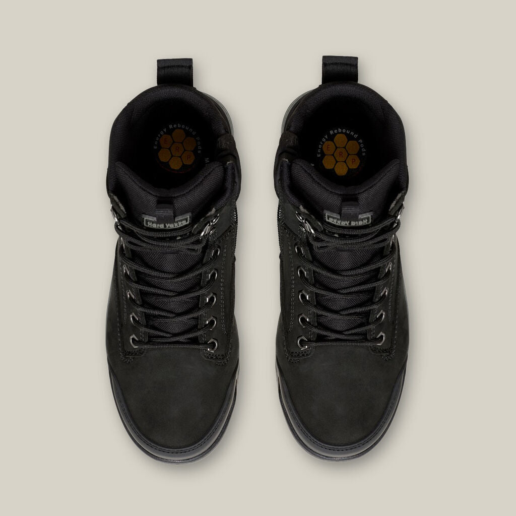 Hard Yakka - 3056 Lace Up & Side Zip ST Safety Boot (Black)