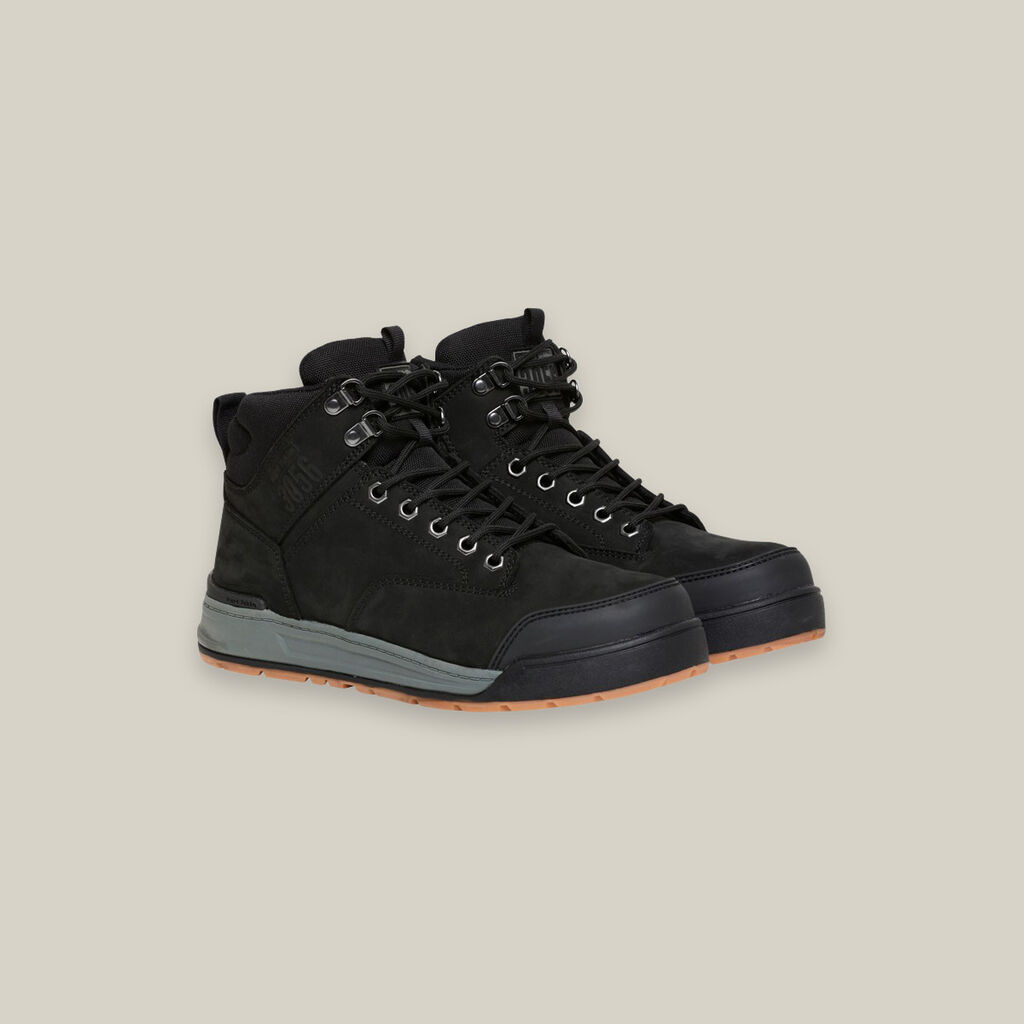 Hard Yakka - 3056 Lace Up & Side Zip ST Safety Boot (Black)