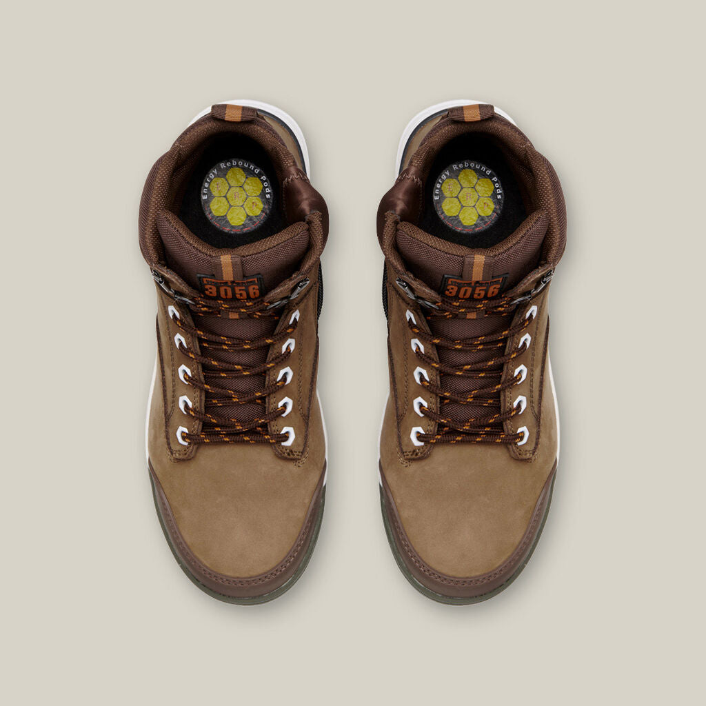Hard Yakka - 3056 Lace Up & Side Zip ST Safety Boot (Oak)