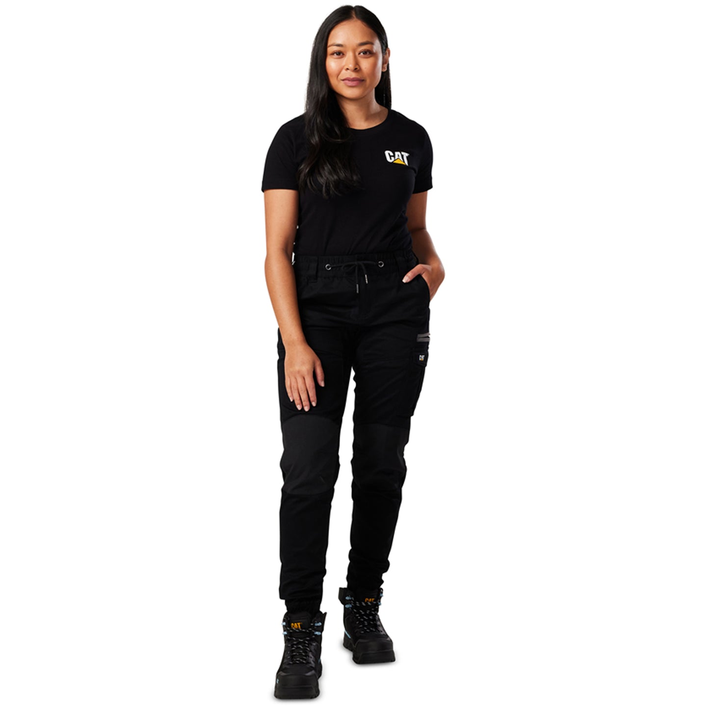 CAT - Womens Cuffed Dynamic Pant (Black)