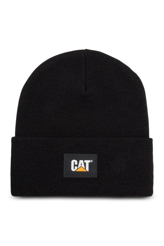 CAT - Label Cuff Beanie (Black)