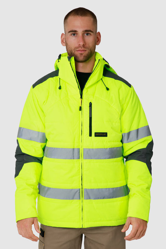 CAT - Boreas Hi Vis Puffer Jacket (Hi Vis Yellow)