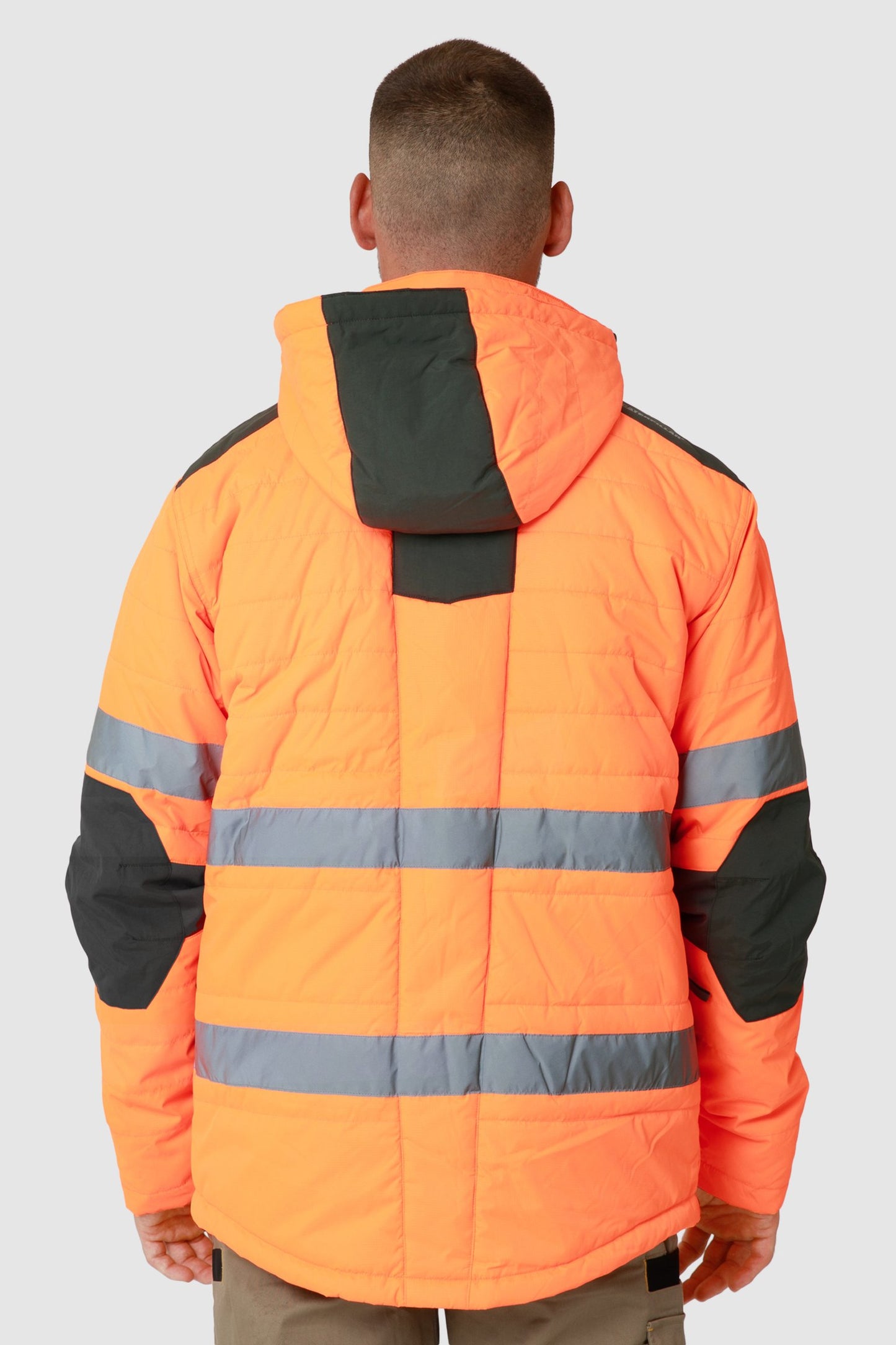 CAT - Boreas Hi Vis Puffer Jacket (Hi Vis Orange)