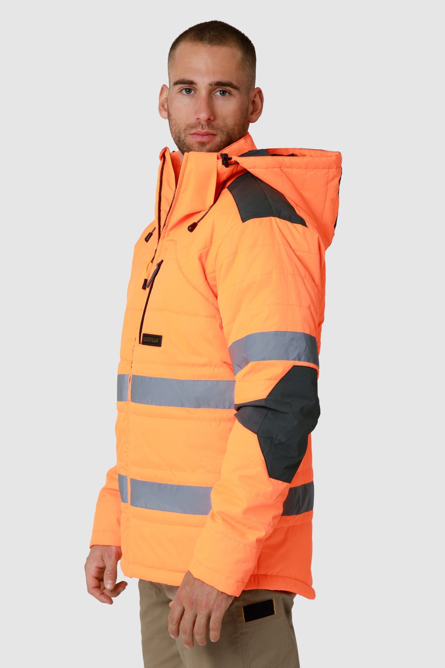 CAT - Boreas Hi Vis Puffer Jacket (Hi Vis Orange)