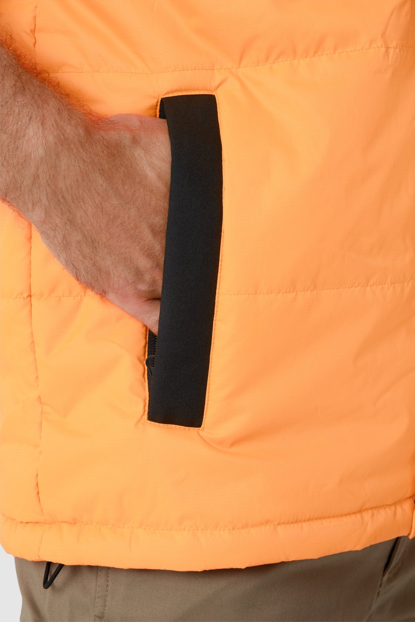 CAT - Hi Vis Hooded Work Vest (HI Vis Orange)