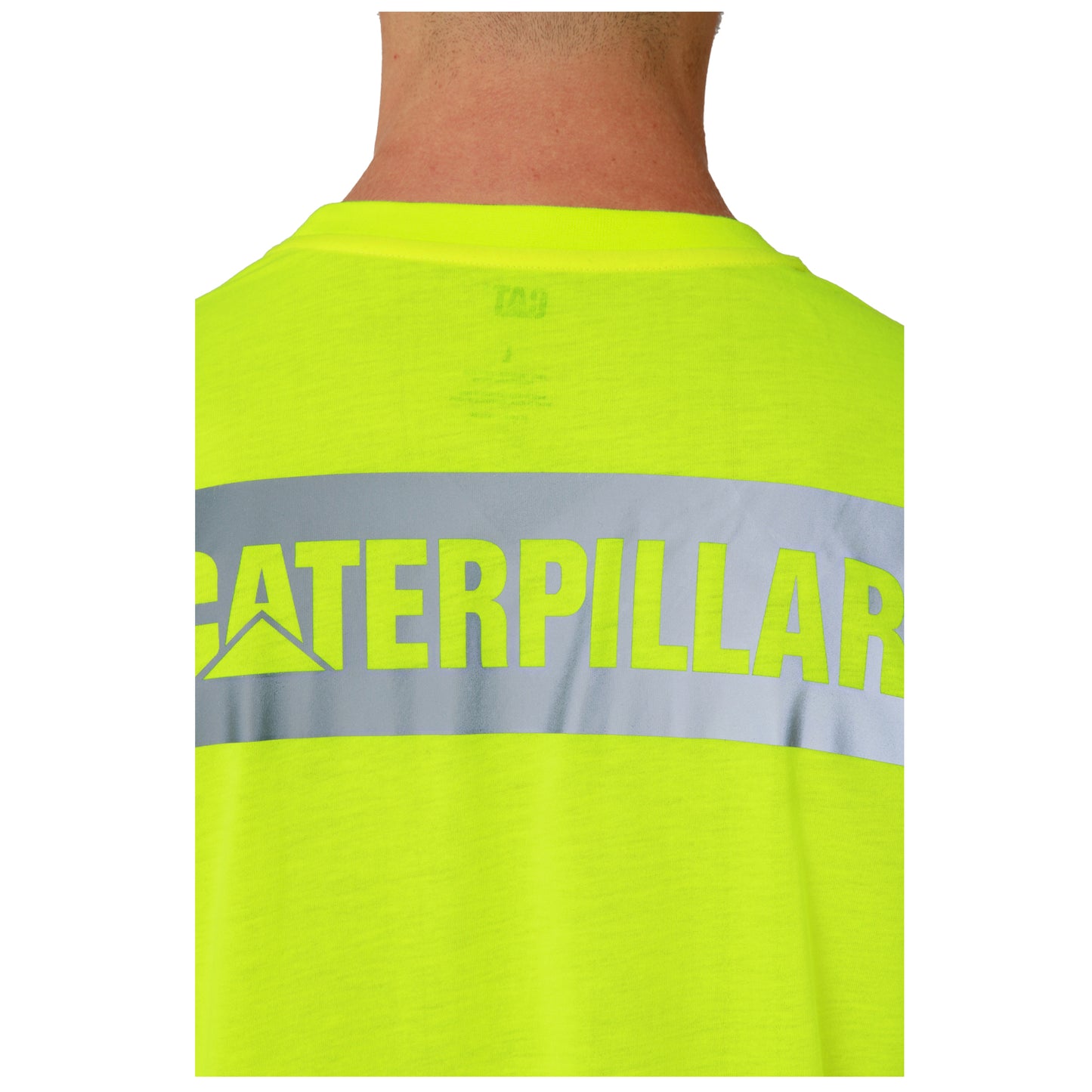 CAT - Triton Block Short Sleeve Tee (Hi Vis Yellow)