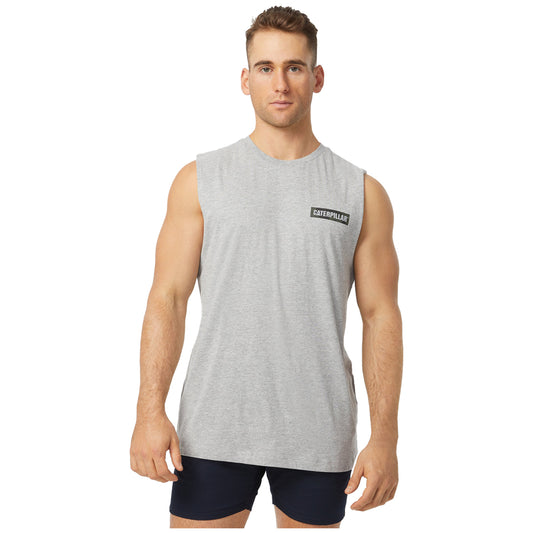 CAT - Icon Muscle Tee (Heather Grey)