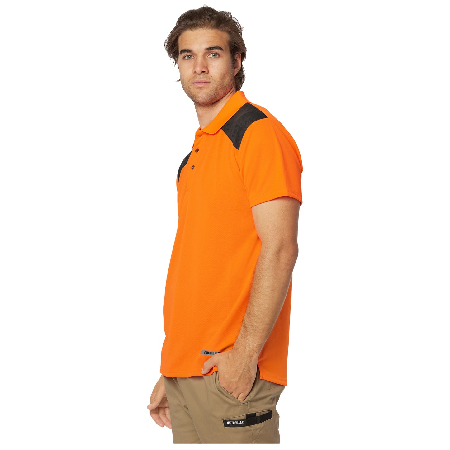 CAT - Performance Polo (Hi Vis Orange)