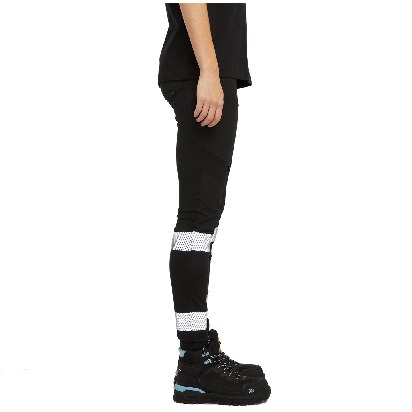CAT - Taped Womens Work Stretch Legging (Black)
