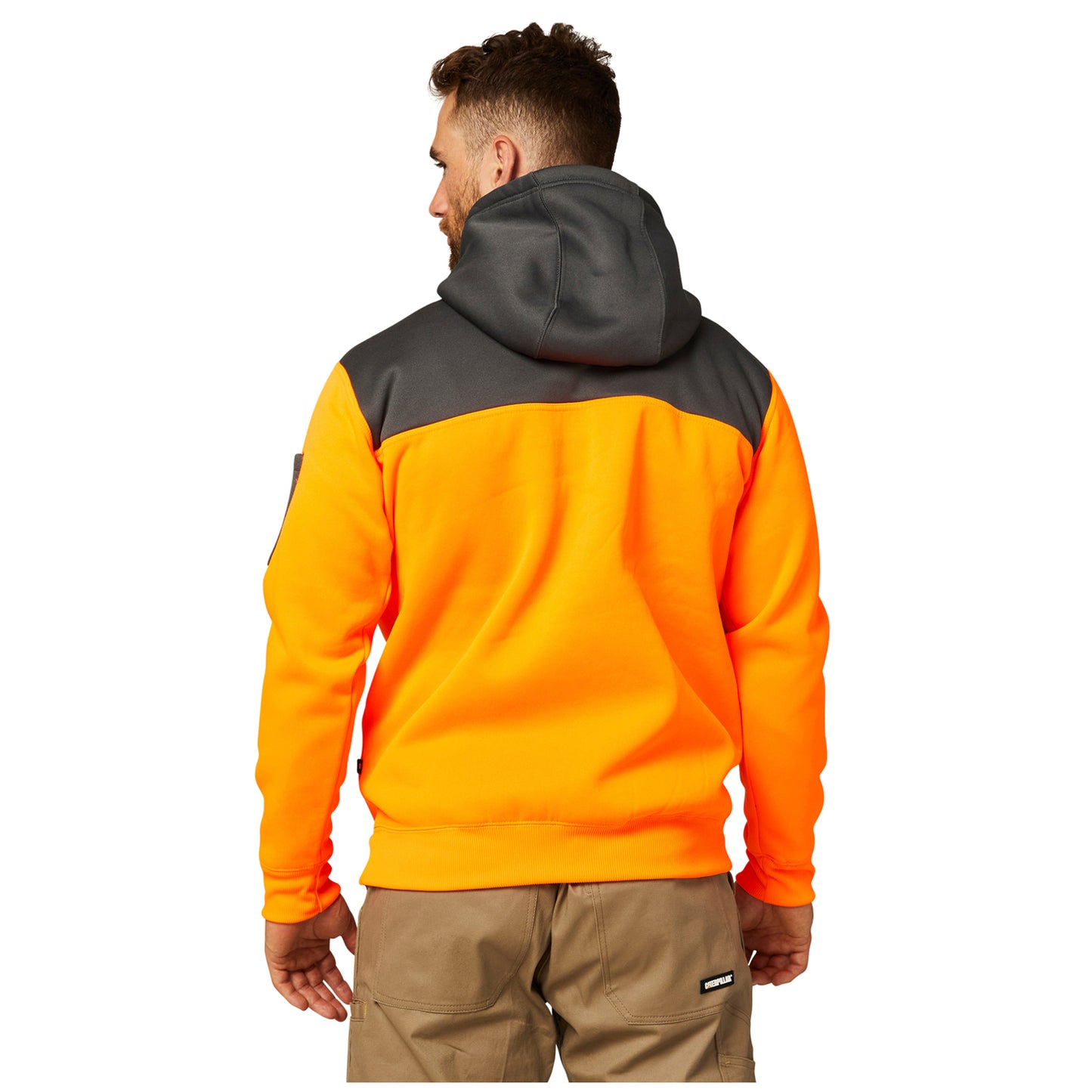 CAT - Hi Vis Hooded Sweatshirt (Hi Vis Orange)