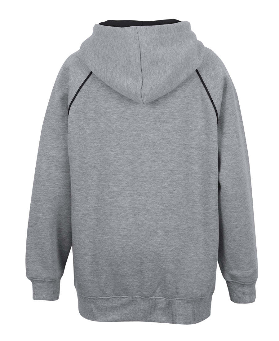 JBs Wear - Contrast Fleecy Hoodie (Marle/Black)