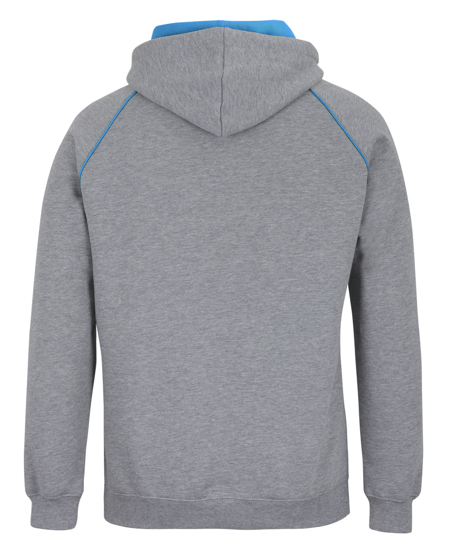 JBs Wear - Contrast Fleecy Hoodie (Marle/Aqua)