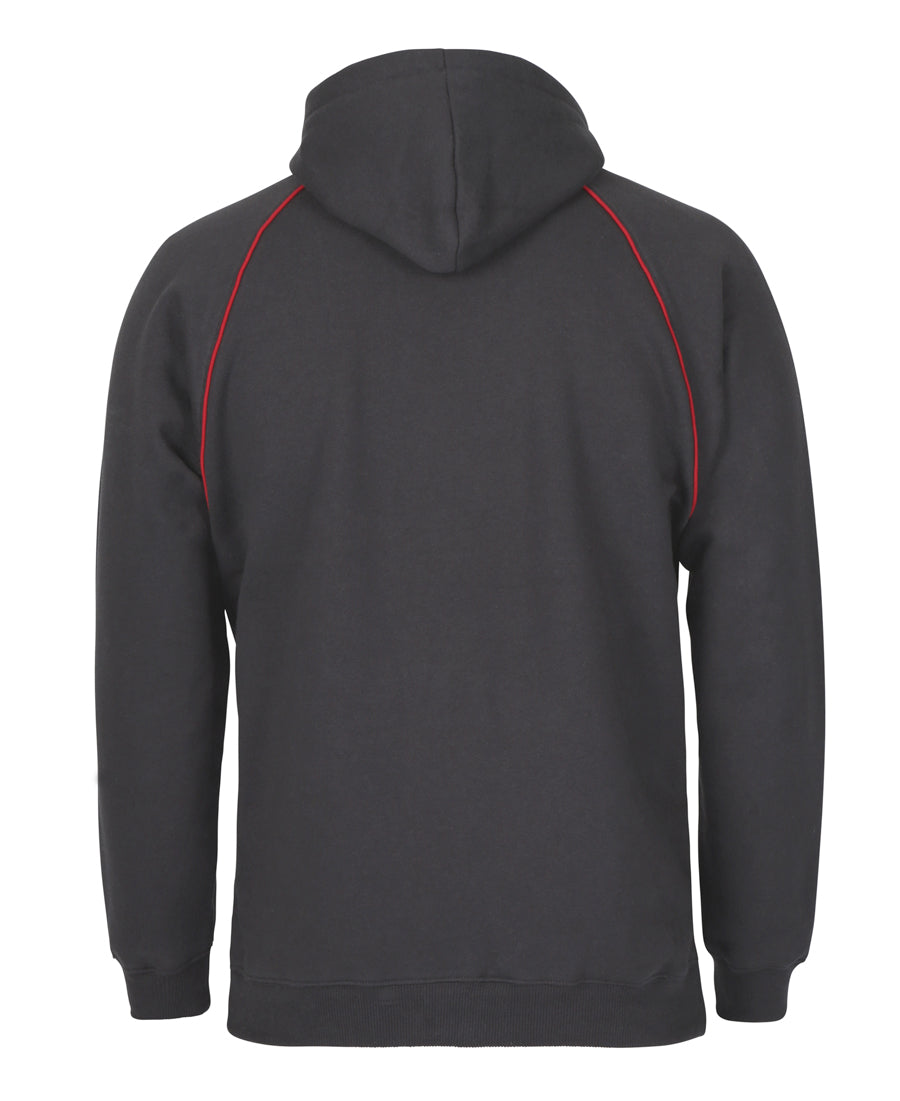 JBs Wear - Contrast Fleecy Hoodie (Black/Red)