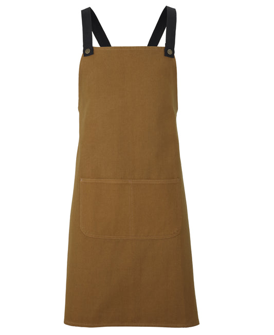 JBs - Cross Back Canvas Apron Without Strap (Tan)