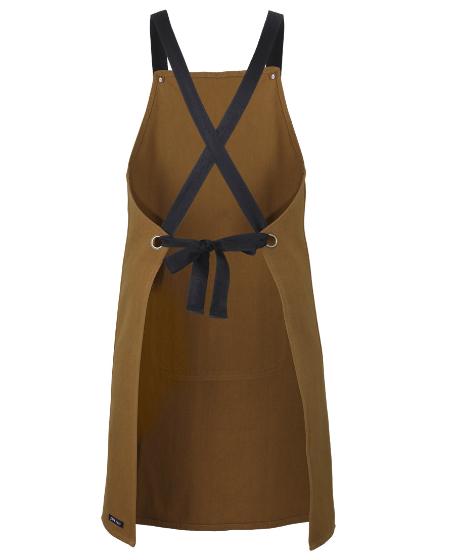 JBs - Cross Back Canvas Apron Without Strap (Tan)