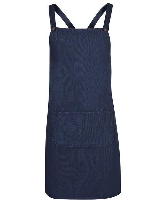 JBs - Cross Back Canvas Apron Without Strap (Navy)