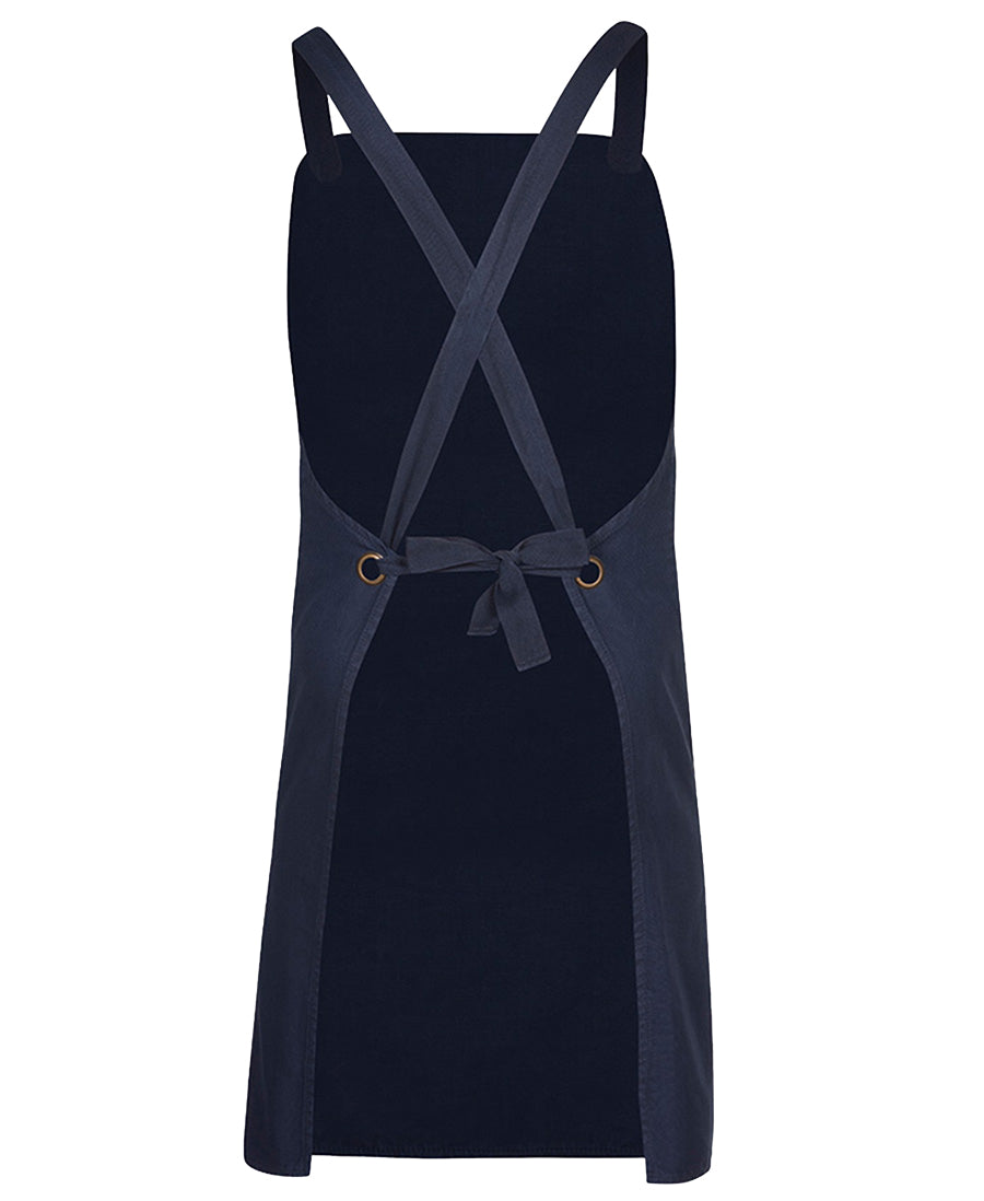 JBs - Cross Back Canvas Apron Without Strap (Navy)