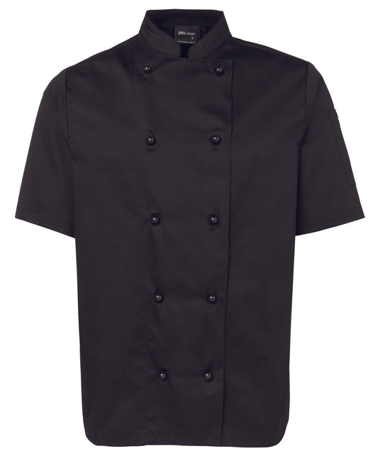 JBs - Short Sleeve Chefs Jackets (Black)