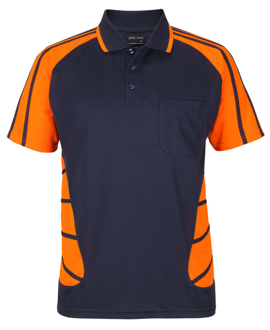 JBs Wear - Street Spider Polo (Navy/Orange)