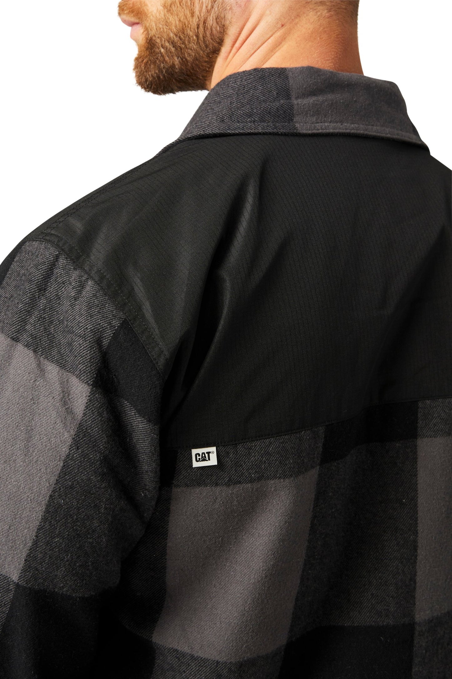 CAT - Buffalo Check Insulated Shirt Jacket (Pitch Black)