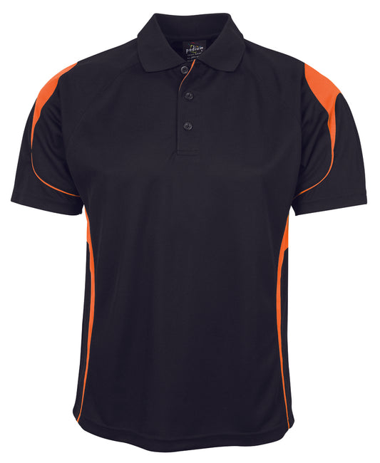 JBs Wear - Podium Bell Polo (Black/Orange)