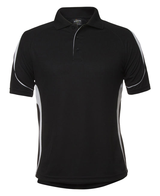 JBs Wear - Podium Bell Polo (Black/White)