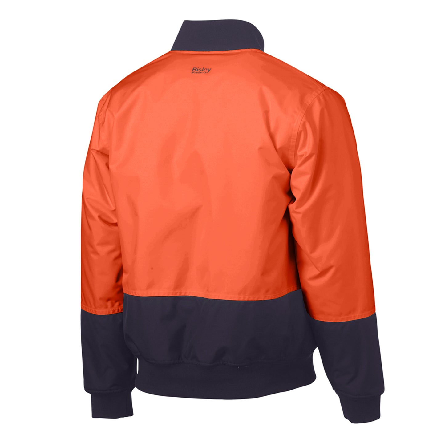 Bisley - Two Tone Hi Vis Bomber Jacket (Orange/Navy)