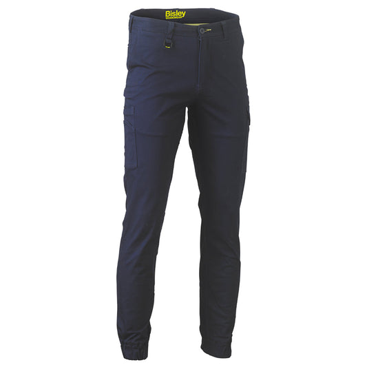 Bisley - Stretch Cotton Drill Cargo Cuffed Pant (Navy)