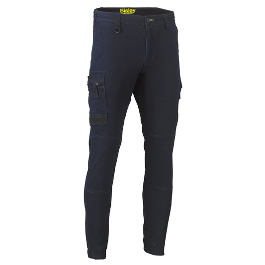 Bisley - Flex and Move Stretch Denim Cargo Cuffed Pant (Denim)