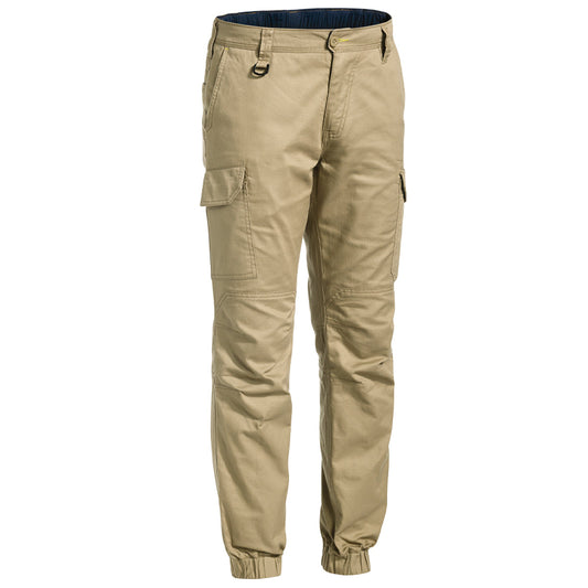 Bisley - Ripstop Stovepipe Cargo Cuffed Pant (Khaki)