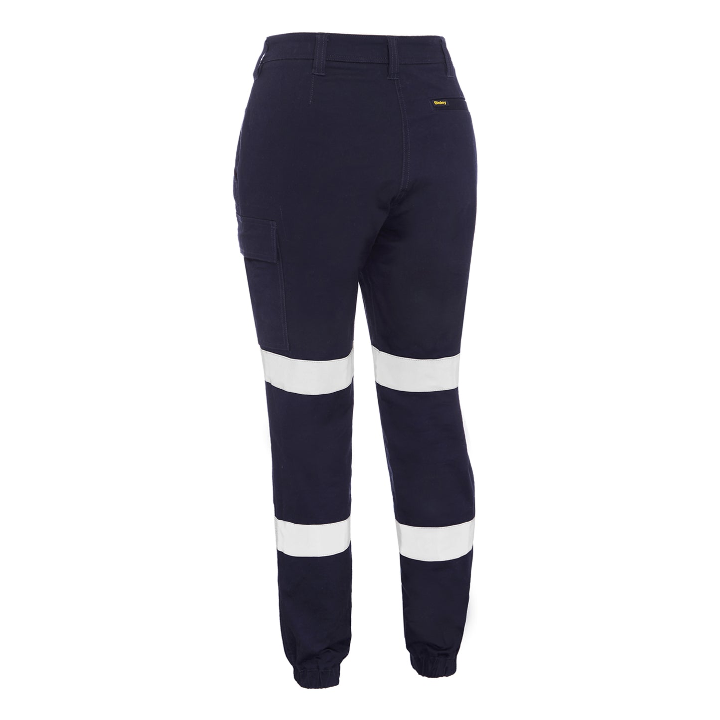 Bisley - Womens Taped Cotton Cargo Cuffed Pant (Navy)
