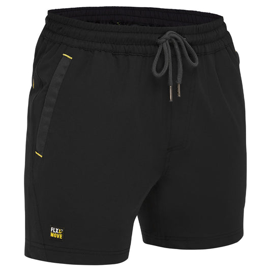 Bisley - Flex & Move 4-Way Stretch Elastic Waist Short (Black)