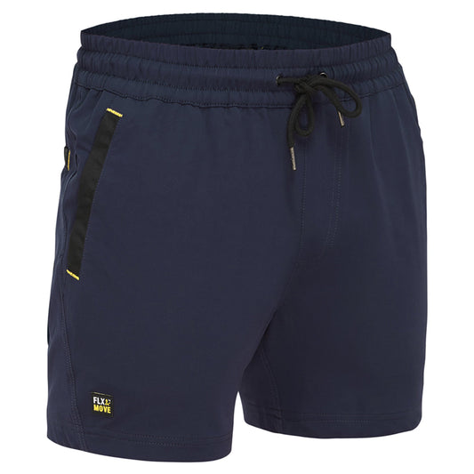 Bisley - Flex & Move 4-Way Stretch Elastic Waist Short (Navy)